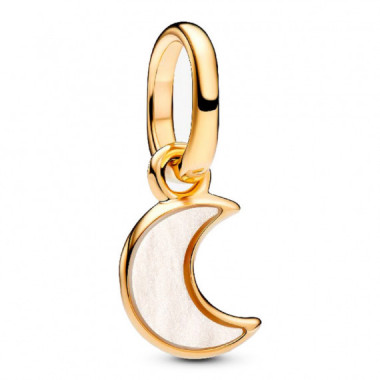 Charm Mini Colgante Luna Creciente Blanca 764614C01