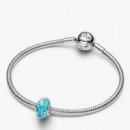 Charm Cristal de Murano Turquesa y Brillante 794701C01