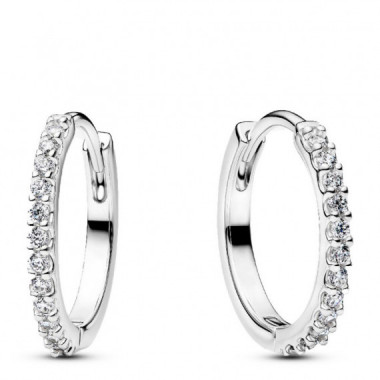 Pendientes de aro Mini Brillantes 294649C01