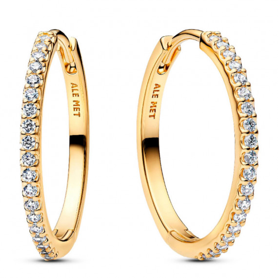 Pendientes de Aro Brillantes 264652C01
