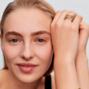 Anillo Bandas Entrelazadas Doble en Dos Tonos 164673C00