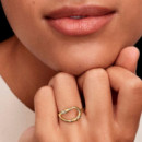 Anillo Forma Orgánica con Gemas Engastadas 164676C01