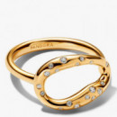 Anillo Forma Orgánica con Gemas Engastadas 164676C01