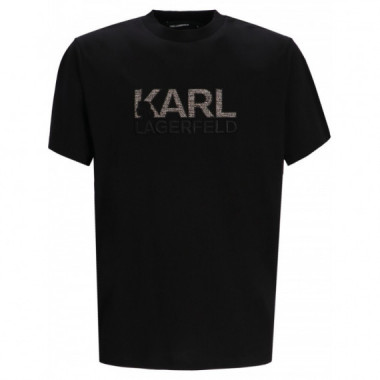 KARL LAGERFELD - t-shirt crewneck - 990 - 755038554225/990