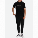 KARL LAGERFELD - t-shirt crewneck - 990 - 755038554225/990