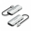 Hub Vention USB-C 5 Puertos (4x USB 3.0 + MicroUSB PD) TNAHB