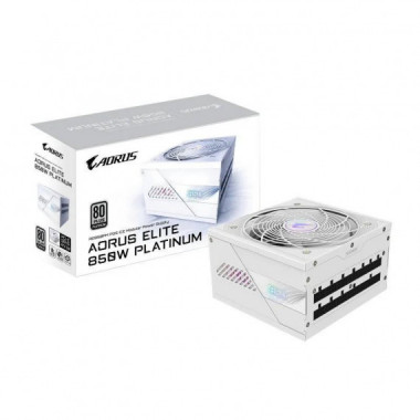 Fuente de Alimentaci&oacute;n GIGABYTE AORUS ELITE 850W 80 Plus Platinum Modular ATX GP-AE850PM PG5 ICE