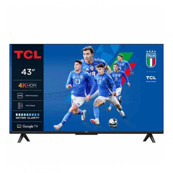 Televisor TCL 43P6K 4K UHD LED de 43 pulgadas Smart TV Google TV Clase F