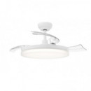 Ventilador de Techo Philips Tynl con Aspas Retráctiles, LED Regulable, Mando y 6 Velocidades (929004749501)