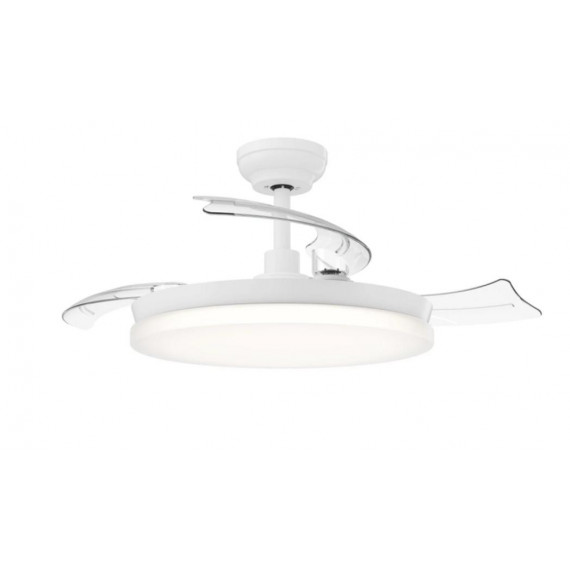Ventilador de Techo Philips Tynl con Aspas Retráctiles, LED Regulable, Mando y 6 Velocidades (929004749501)