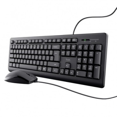 Teclado y Rat&oacute;n Trust Primo USB con Dise&ntilde;o Alem&aacute;n (QWERTZ)