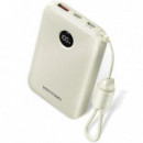 Power Bank Vention F811 10000mAh 22.5W con Display LED Blanco
