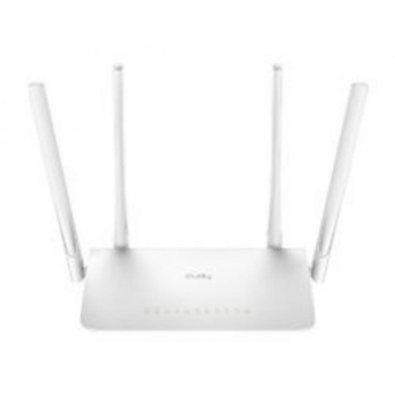 Router CUDY AC1200 WiFi 5 DualBand con 4 Puertos Ethernet y 4 Antenas 5dBi Blanco (WR1300)