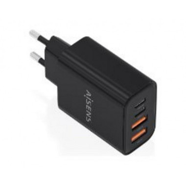 Cargador de Pared Aisens GaN 2USB-C 2USB-A 32W Negro (A110-1028)