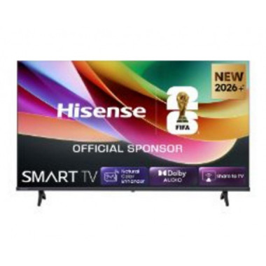 Televisor Hisense 40" QLED FHD WiFi Bluetooth Smart TV Negro (40A4S)