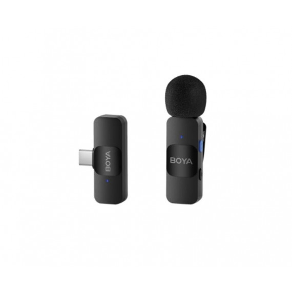 Micrófono Inalámbrico Boya BY-V10 USB-C (2.4 GHz, Cancelación de Ruido) para Android