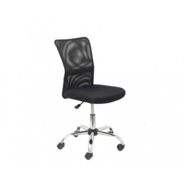 Silla Operativa Piqueras y Crespo Pardal | Respaldo Malla Negro, Asiento Tapizado (P/N: 358GM8403D840CRRN)