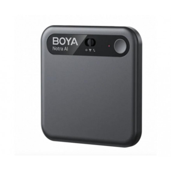 Grabadora de Voz Inteligente BOYA Notra con IA, 64GB, Transcripción y Resumen