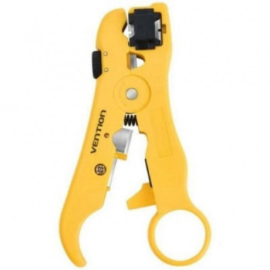 Pelacables Multifuncional Vention Coaxial KEBY0 Amarillo