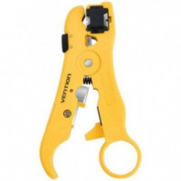 Pelacables Multifuncional VENTION Coaxial KEBY0 Amarillo