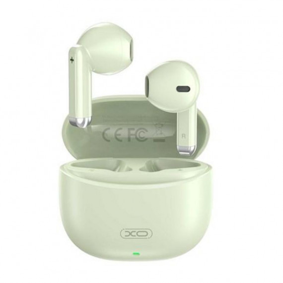 Auriculares Bluetooth TWS XO X33 Verdes con Estuche de Carga