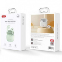 Auriculares BLUETOOTH Tws XO X33 Verdes con Estuche de Carga