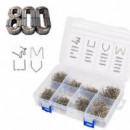 Kit de 800 Grapas para Soldadura y Reparación de Plástico