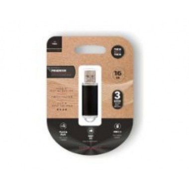 Pendrive Tech One Tech Basic 16GB USB 2.0 Colgable Negro (TEC3006-16)