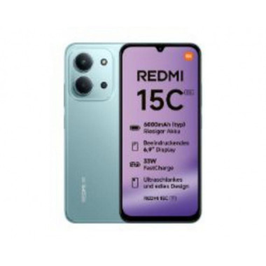 Smartphone Xiaomi Redmi 15C 6.9" 4GB 128GB 5G Verde Menta (MZB0LITEU)