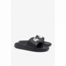 Slide Lacoste negra
