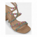 Alma en Pena Tacón Multicolor V2650155- CAMEL