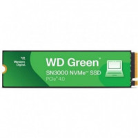 WESTERN DIGITAL DISCO DURO WDS500G4G0E 500GB M.2 2280 PCIE GREEN LECTURA 5000MB/s - ESCRITURA 4100MB/s