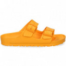 PALA 2 HEBILLAS EVA NARANJA 