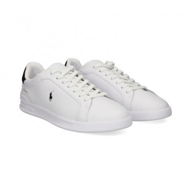 DEPORTIVO FIRMA PIEL NEGRO+BLANCO