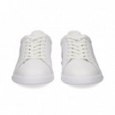 DEPORTIVO FIRMA PIEL NEGRO+BLANCO