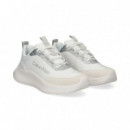 DEPORTIVO NYLON GRIS+BLANCO