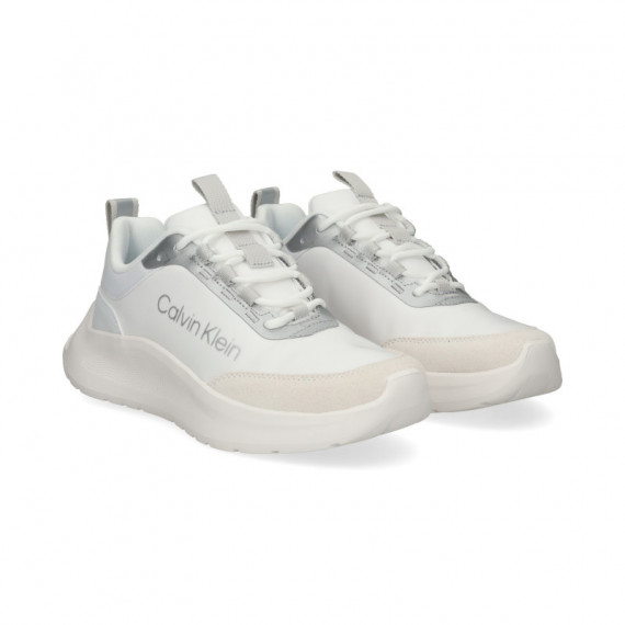 DEPORTIVO NYLON GRIS+BLANCO