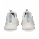 DEPORTIVO NYLON GRIS+BLANCO