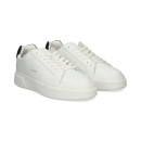 TALON NEGRO DEPORTIVO PIEL BLANCO