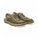 SANDALIA ENREJADA+CORDON BEIGE
