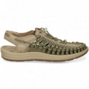 SANDALIA ENREJADA+CORDON BEIGE
