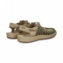 SANDALIA ENREJADA+CORDON BEIGE