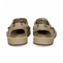 SANDALIA ENREJADA+CORDON BEIGE