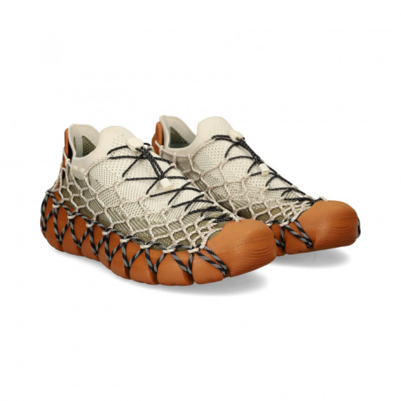 DEPORTIVO MALLA+ENREJADO MULTI BEIGE