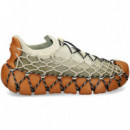 DEPORTIVO MALLA+ENREJADO MULTI BEIGE