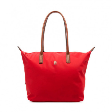 Bolso tote con monograma TH