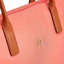 Bolso tote con monograma TH