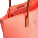 Bolso tote con monograma TH