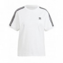 ADIDAS ORIGINALS - 3 stripe tee - WHITE - IR8051/WHITE