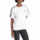 ADIDAS ORIGINALS - 3 stripe tee - WHITE - IR8051/WHITE